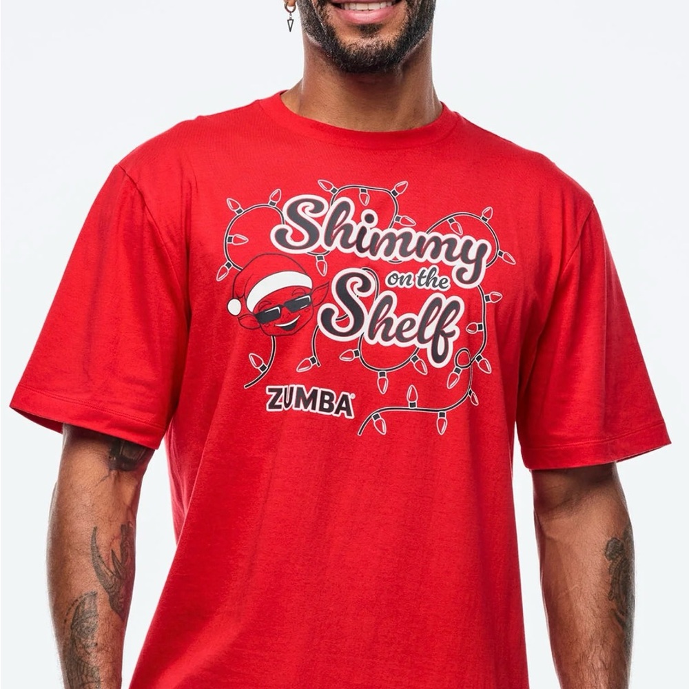 Zumba Fitness Festive Red Men's Tee